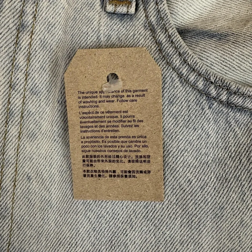 Levi's 555 '96 Relaxed Straight Jeans Mens 36x32 Light Blue Denim Zip Fly